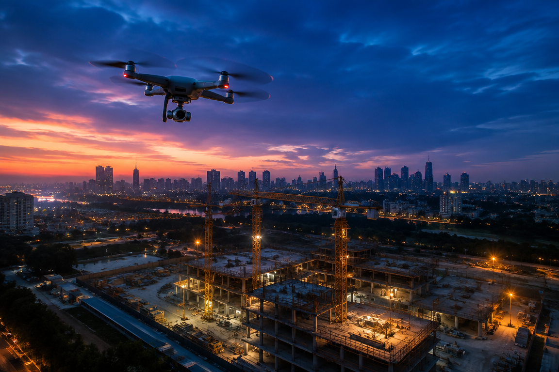 Prise de vue aérienne par Drone